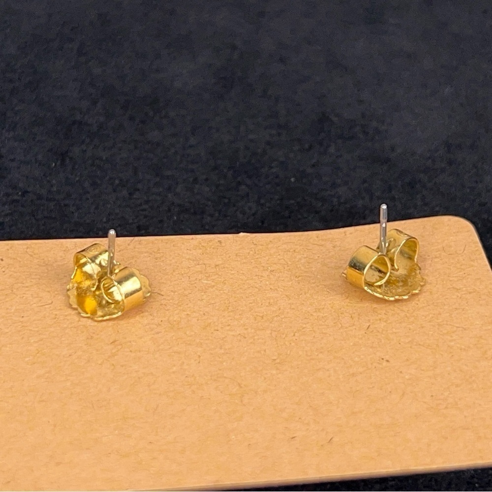 VINTAGE PEARL EARRINGS POST BACK GOLD IVORY WEDDING EVENT PARTY COCKTAIL GIFT - Picture 9 of 10